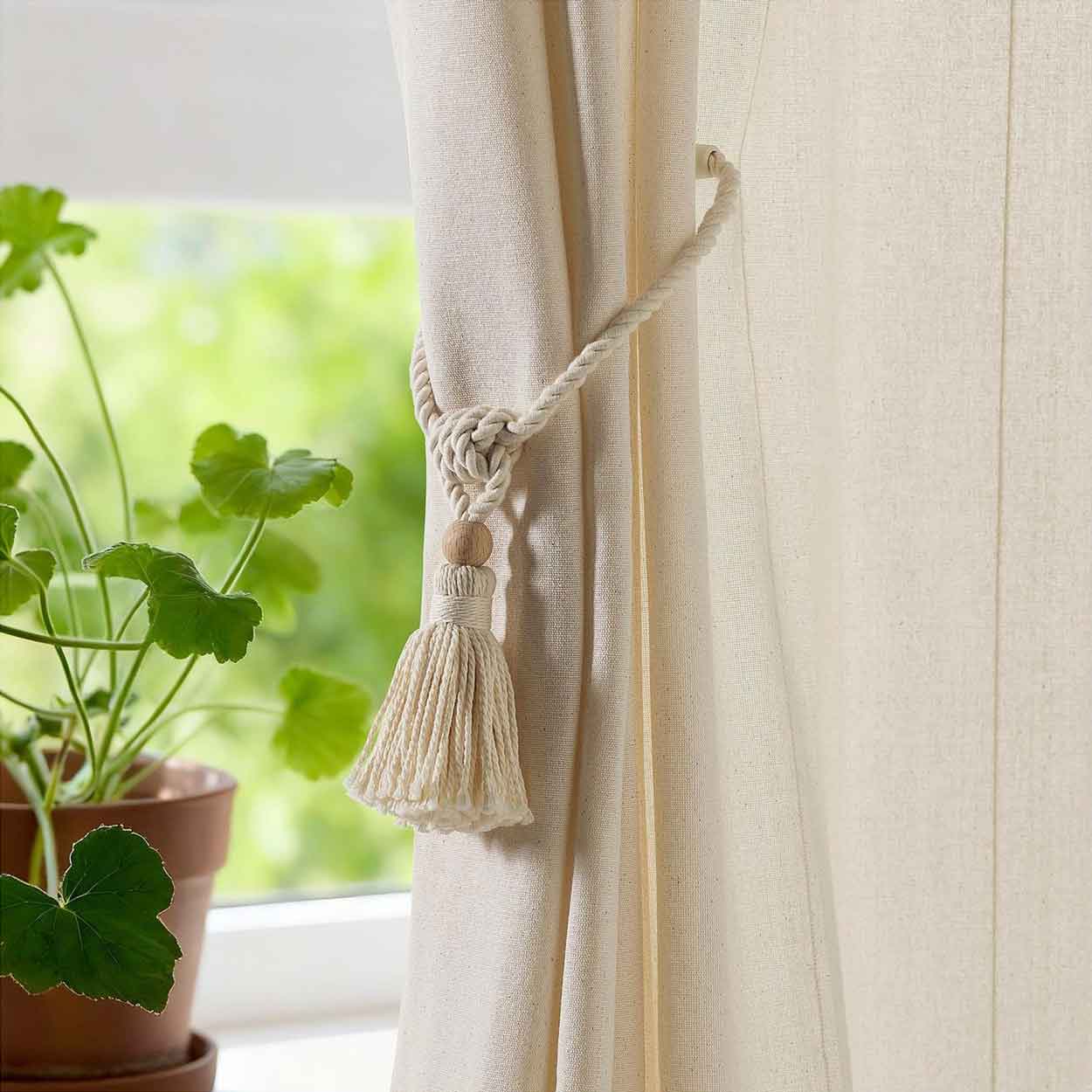 ست 2 عددی گیره پرده ایکیا مدل IKEA DUNFLATA